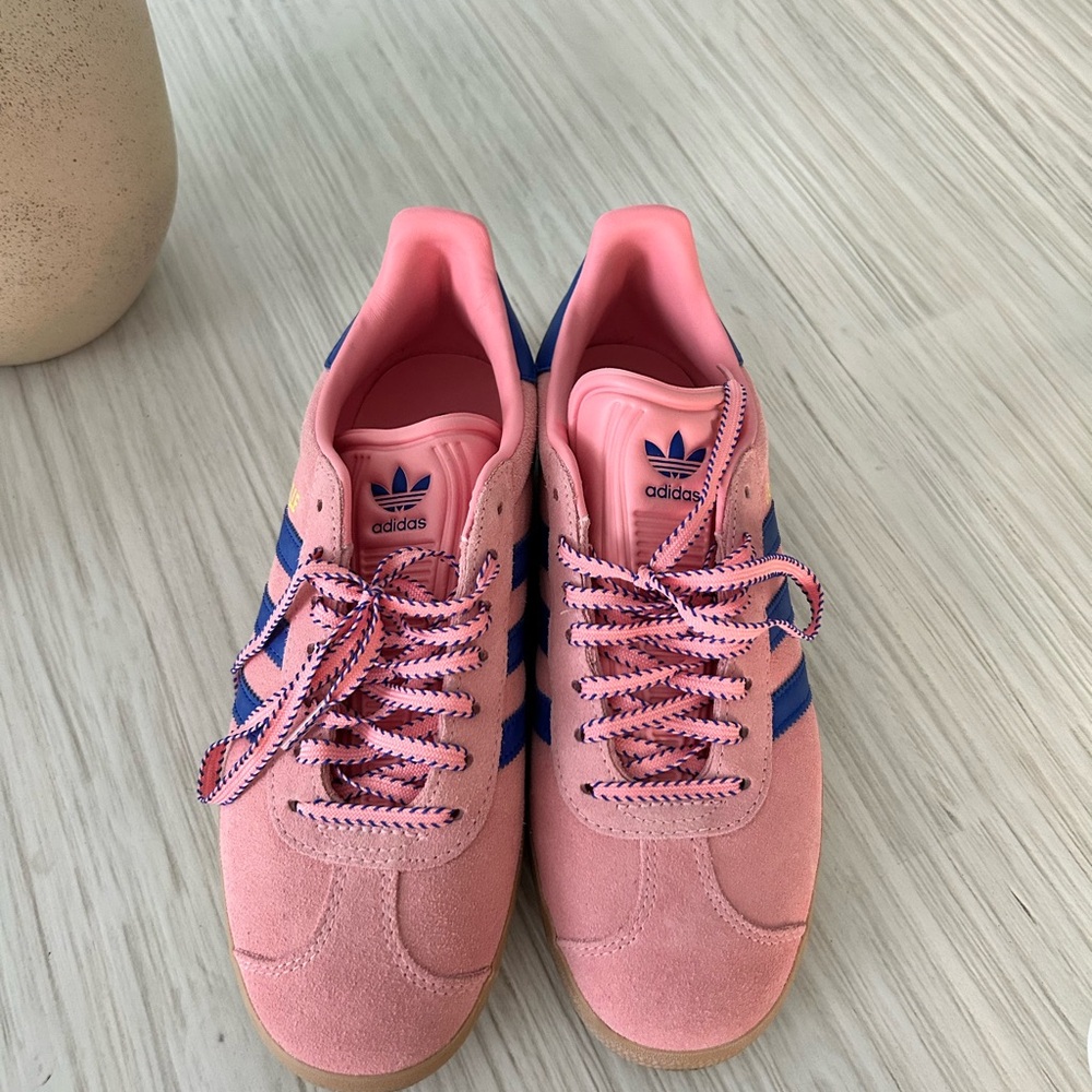 Adidas Pink and Blue Casual Sneakers